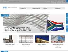 Tablet Screenshot of gkd.co.za